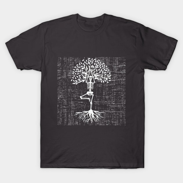 Skeleton Tree Of LIfe Shirt T-Shirt by FunGraphics